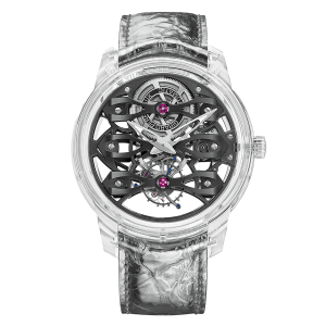 Skeleton Watches: Quasar Tourbillon With Three Bridges 99295-43-000-BA6A