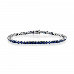 Gemstone Bracelets: Sapphire Tennis Bracelet - 0.097 BR0003.1.34.28