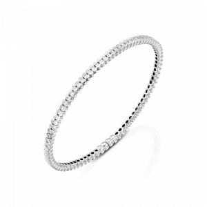 צמידי טניס: צמיד חצי טניס יהלומים קשיח - 0.025 BR1363.1.17.01
