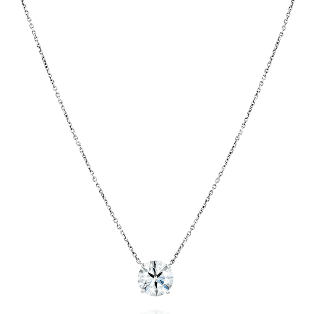 Dazzling 1 or 2 Carat Solitaire Pendant With Finest Diamond Simulant on 925  Sterling Silver Chain Minimalist Necklace Gift for Valentine's - Etsy | 925  sterling silver chain, Sterling silver chains, Solitaire pendant