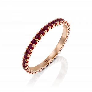 Gemstone Jewelry: Ruby Eternity Ring - 0.027 RI1001.5.14.26