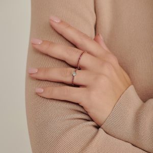 Women's Rings: Ruby Eternity Ring - 0.027 RI1001.5.14.26