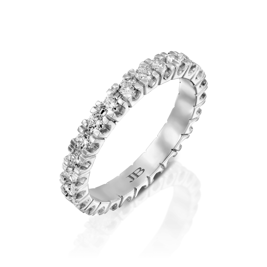 טבעת יהלומים ייחודית איטרניטי מבית JB