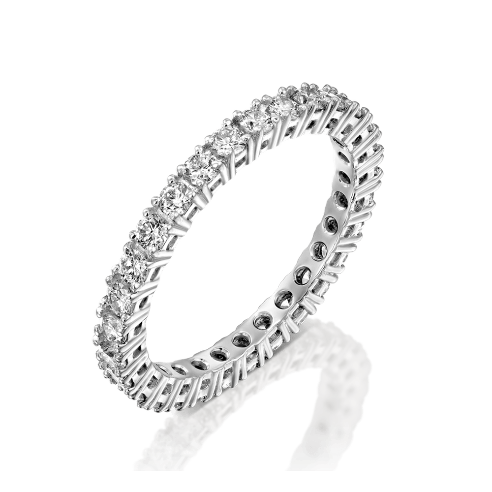 טבעת יהלומים איטרניטי ייחודית