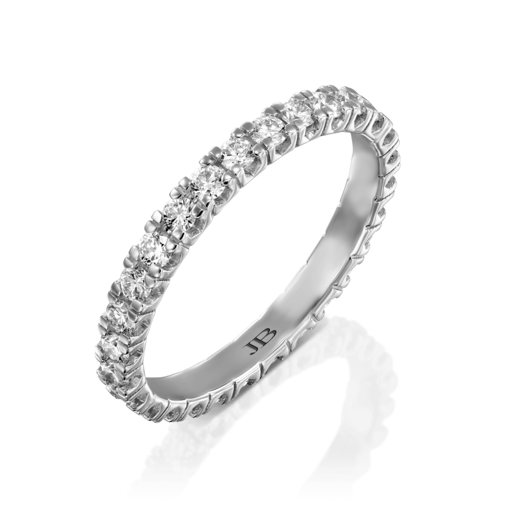 טבעת איטרניטי יהלומים - 0.027
