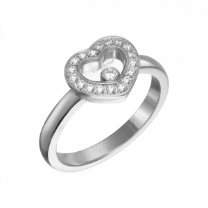 Chopard Jewelry: Happy Diamonds Icons Heart Ring 82A054-1200