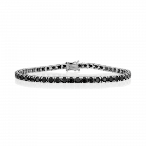 Men's Diamond Jewelry: Black Diamond Tennis Bracelet - 0.14 BR0004.1.32.02