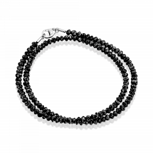 Men's Diamond Jewelry: Black Diamond Double Bracelet BR1733.1.45.02