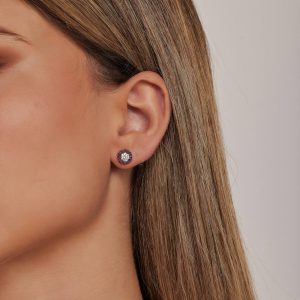 Gemstone Earrings: Diamond Rubies Diana Earrings EA2503.5.15.07