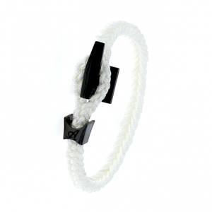 Albanu: White Rope Bracelet TAKN1TCMACNO01