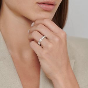 מתנות לכלה: טבעת איטרניטי יהלומים - 0.19 RI1049.1.25.01