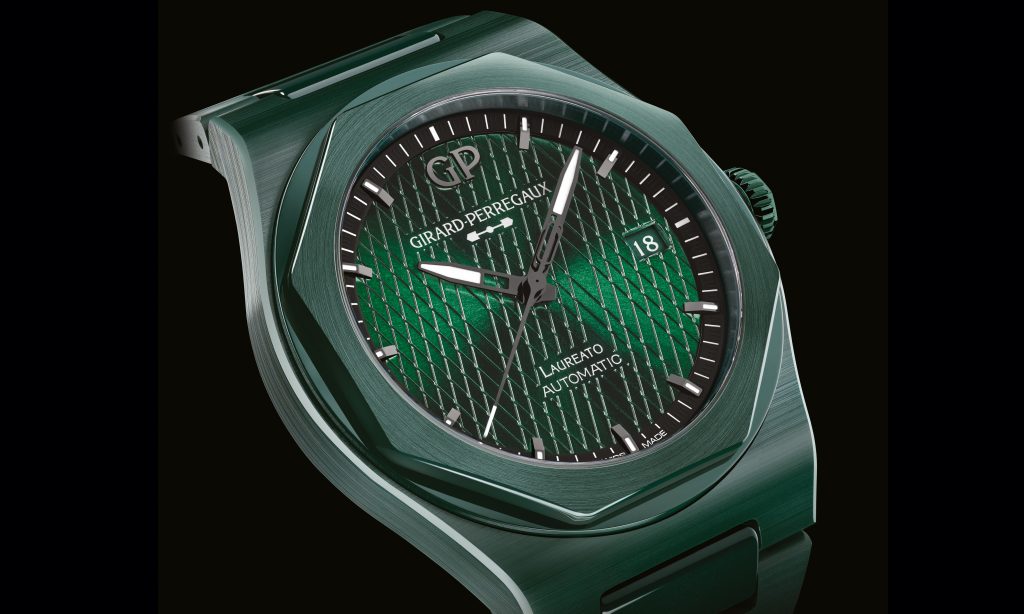 Girard-Perregaux Laureato Green Ceramic Aston Martin Edition