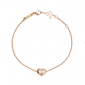 צמידי זהב: Happy Diamonds Icons Heart Bracelet 85A054-5001