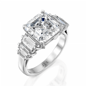 Diamond Jewelry: 5 Carat Diamond Solitaire Diamond Ring RI0121.1.32.01