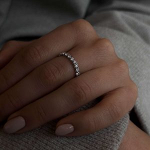 טבעות לאישה: טבעת איטרניטי יהלומים - 0.05 RI1041.1.17.01