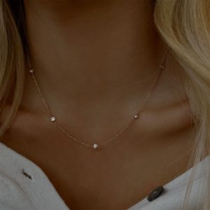 JB: 6 Diamond Necklace - 0.07 NE3673.5.09.01