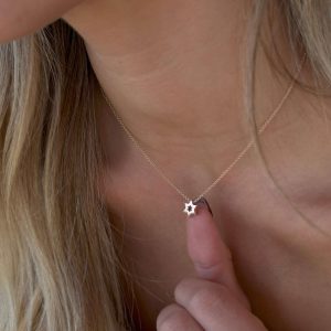 Diamond Necklaces and Pendants: Mini Star Of David Diamond Pendant PE2069.5.02.01