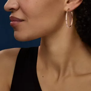 Earrings: Ice Cube Pure Large Hoops 837702-5007