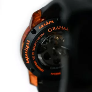 Graham: Chronofighter Superlight Carbon Skeleton Orange 2CCCK.O01A