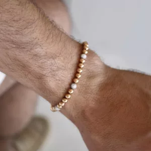 Bracelets: 5 MM Gold Balls Bracelet BR1640.5.19.01