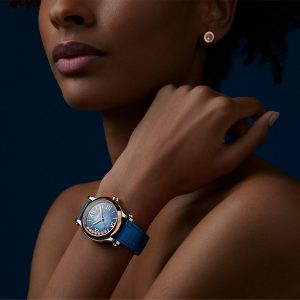 Elegant Luxury Watches: Happy Sport Automatic 36 Blue Mop 278578-6003