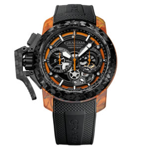 שעוני יוקרה ספורטיבים: Chronofighter Superlight Carbon Skeleton Orange 2CCCK.O01A