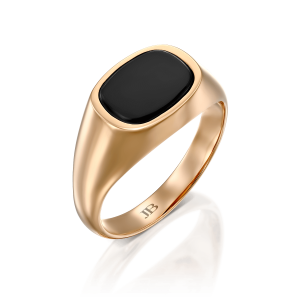 תכשיטי זהב לגבר: טבעת חותם מיני 46855-00-04-00-103