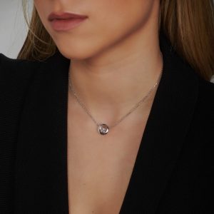 שרשראות ותליונים לאישה: Happy Diamonds Icons Round Necklace 81A018-1001