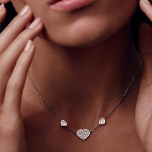 Women's Diamond Jewelry: Happy Hearts Sautoir Necklace 81A082-1009