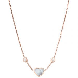 Diamond Pendants: Happy Hearts Mop Necklace 81A082-5301