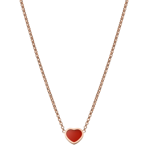 Chopard Jewelry: My Happy Hearts Carnelian Necklace 81A086-5801