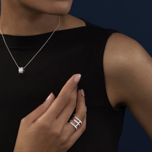 Women's Diamond Jewelry: Ice Cube Pure Triple Ring 827007-1010