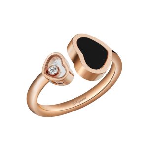 Chopard Jewelry: Happy Hearts Onyx Ring 829482-5200