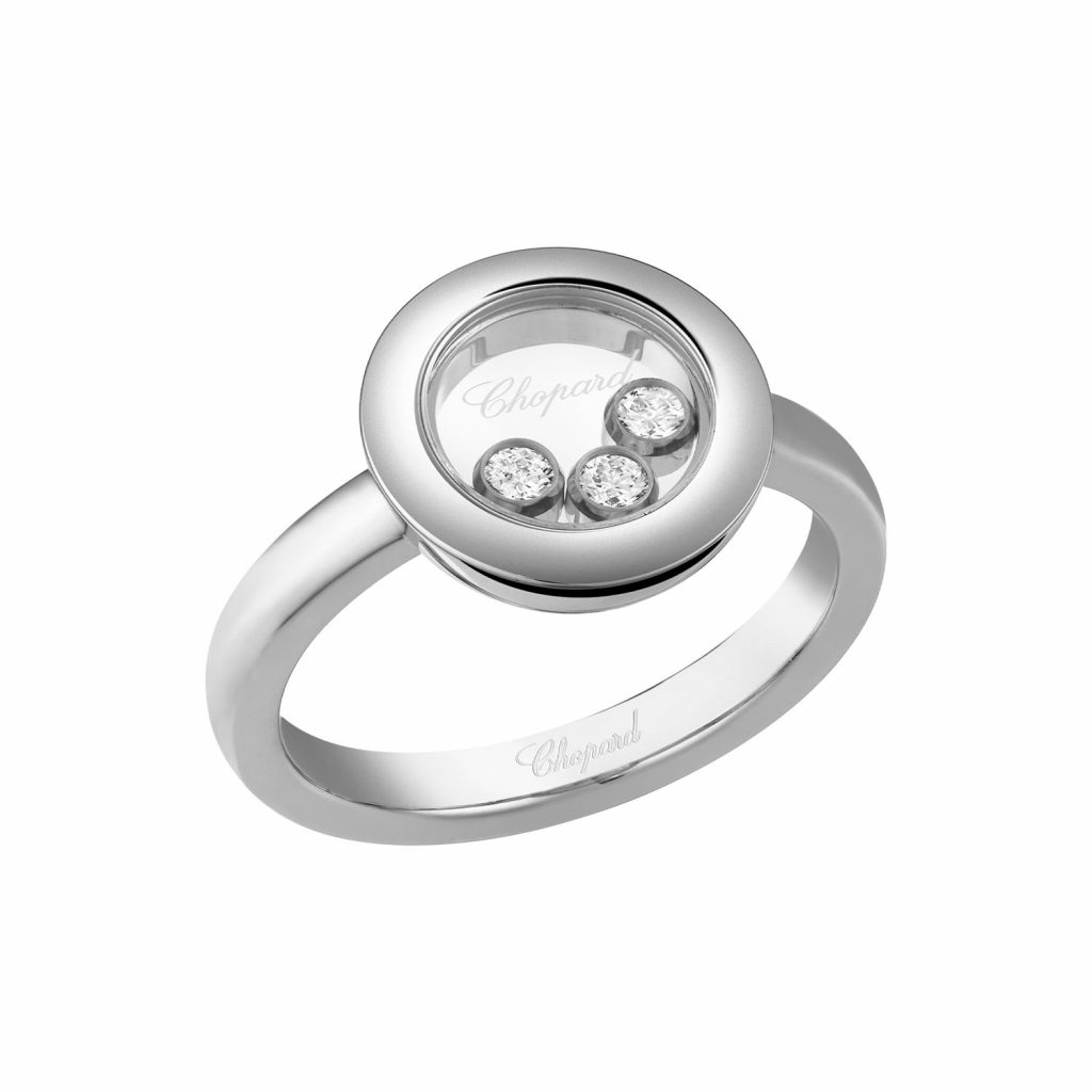 טבעת 3 יהלומים מבית JB