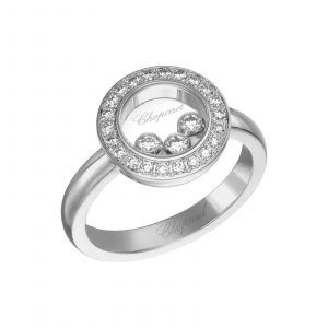טבעות זהב: Happy Diamonds Icons Round Ring 82A018-1200
