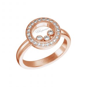 Women's Rings: Happy Diamonds Icons Round Ring 82A018-5200