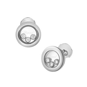 CHOPARD: Happy Diamonds Icons RoundEarrings 83A018-1001
