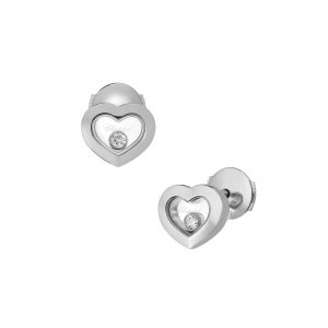 עגילי זהב: Happy Diamonds Icons Heart Earrings 83A054-1001