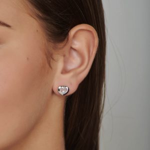 מתנות ללידה: Happy Diamonds Icons Heart Earrings 83A054-1001