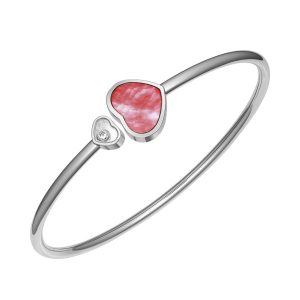 Gifts for the Bride: Happy Hearts Pink Mop Bangle 857482-1710