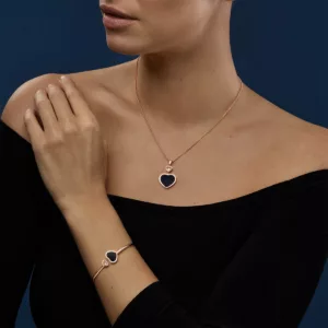 Jewelry: Happy Hearts Blue Aventurine Bangle 857482-5510