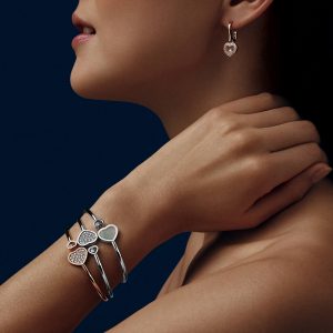 Chopard Jewelry: Happy Hearts Diamonds Bangle 857482-5900
