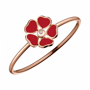 Chopard Jewelry: Happy Hearts Flowers Bangle 85A085-5800