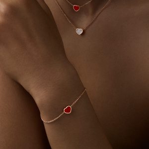 Chopard Jewelry: My Happy Hearts Carnelian Bracelet 85A086-5081
