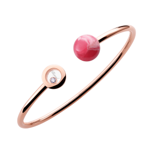 Chopard Jewelry: Happy Diamonds Planet Pink Bracelet 85A619-5701