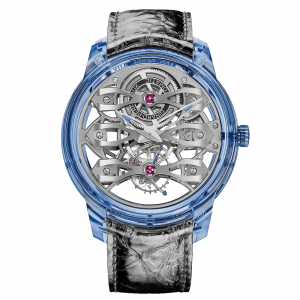 Skeleton Watches: Quasar Azure Tourbillon With Three Bridges 99295-43-002-UA2A
