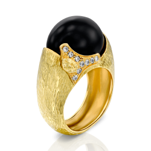 Diamond Rings: A2024 Onyx Ring A2024ONEX