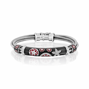 Outlet Bracelets: Rope & Diamond Bracelet B11-433W