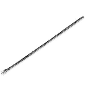 Gold Bracelets: Black Diamonds Tennis Bracelet - 0.04 BR0001.1.24.02