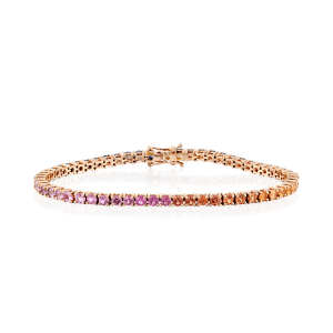 Gemstone Bracelets: Rainbow Tennis Bracelet BR0003.5.30.74